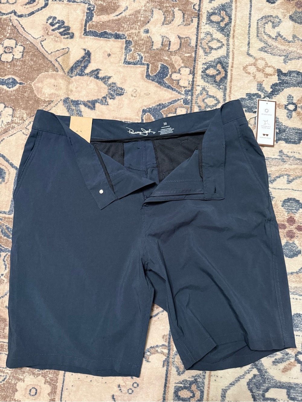 Panama Jack Navy Blue Casual Shorts